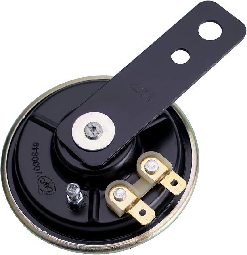AOLIHAN UTV Horn Kit with Button Switch for Golf Cart, ATV, Polaris RZR, Ranger, General, Side by Side, Can-Am, Club Car(red disc horn kit) - Image 3